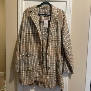 Free People Dress and Blazer Set, Size L